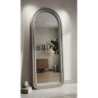 Specchio Da Muro Cloe Velluto Grigio cm 60x4x160