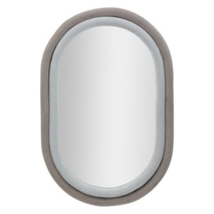 Specchio Da Muto Antony Velluto Grigio/mix cm 60x4x90