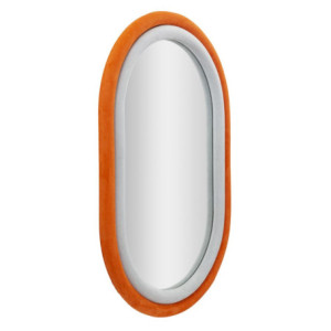 Zoom Specchio Da Muto Antony Velluto Arancio/mix cm 60x4x90