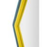 Specchio Da Muro Tony Velluto Blu/giallo cm 75x4x80