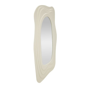 Zoom Specchio Da Muro Dafne Bianco cm 90x4x165