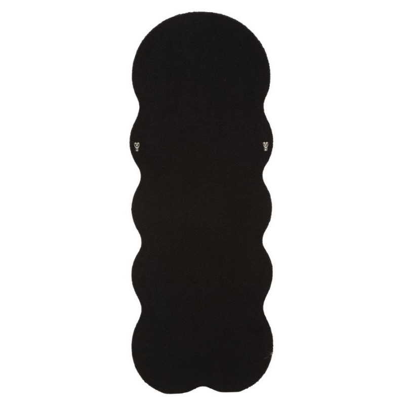 Specchio Da Muro Teddy Nero cm 60x4x160 (misura Specchio cm 39x137)