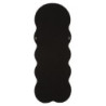 Specchio Da Muro Teddy Nero cm 60x4x160 (misura Specchio cm 39x137)