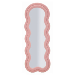 Specchio Da Muro Teddy Rosa cm 60x4x160 (misura Specchio cm 39x137)