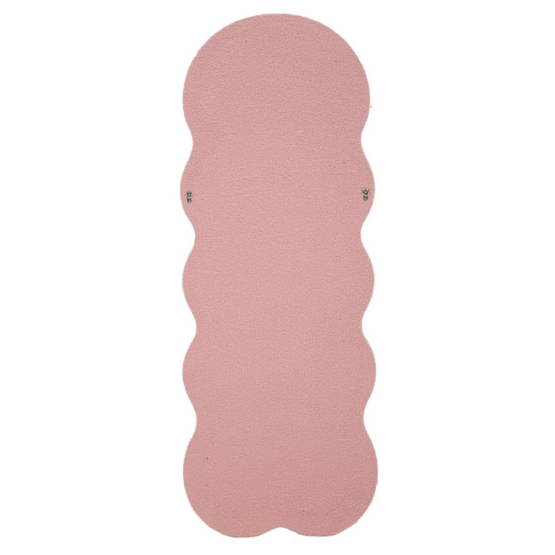 Specchio Da Muro Teddy Rosa cm 60x4x160 (misura Specchio cm 39x137)