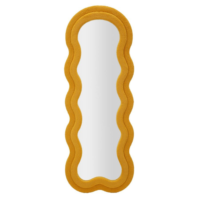 Specchio Da Muro Teddy Senape cm 60x4x160