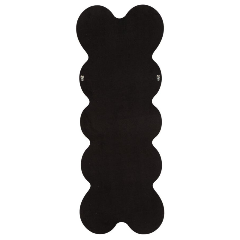 Specchio Da Muro Monica Nero cm 58x4x160 (misura Specchio cm 39x124)