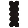 Specchio Da Muro Monica Nero cm 58x4x160 (misura Specchio cm 39x124)