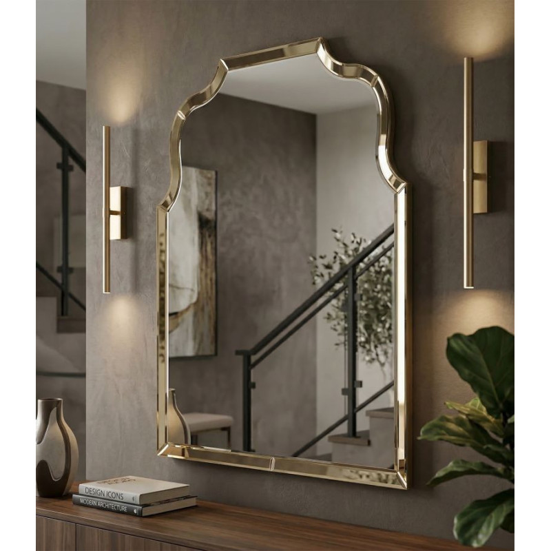 Specchio Da Muro Ankara Oro (misura Specchio cm 78x93)