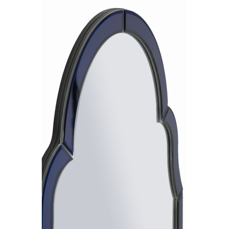 Specchio Da Muro Tangeri Blu cm 47x1x80 (misura Specchio cm 41x74)