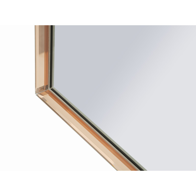 Specchio Da Muro Tangeri Rosa cm 62x1x100 (misura Specchio cm 55x94)