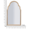 Specchio Da Muro Tangeri Rosa cm 47x1x80 (misura Specchio cm 41x74)
