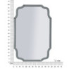 Specchio Da Muro Istanbul Grigio cm 60x1x90 (misura Specchio cm 54x84,5)