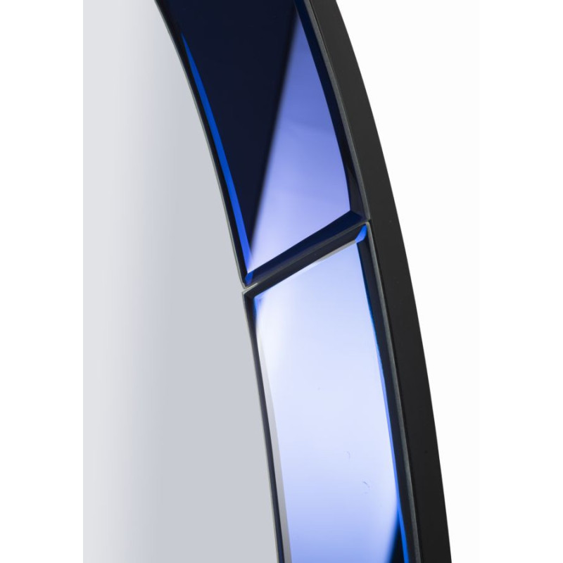 Specchio Da Muro Oslo Blu cm 55x2x150 (misura Specchio cm 42,5x137,5)
