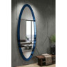 Specchio Da Muro Oslo Blu cm 55x2x150 (misura Specchio cm 42,5x137,5)