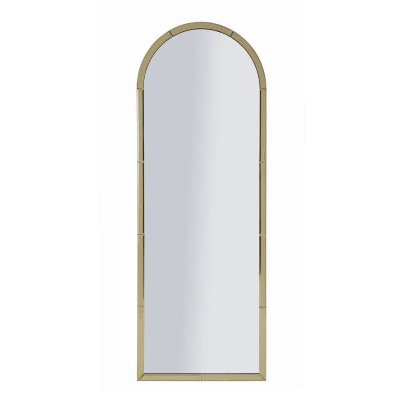 Specchio Da Muro Baku Oro cm 55x2x150 (misura Specchio cm 49x144)