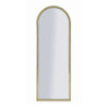 Specchio Da Muro Baku Oro cm 55x2x150 (misura Specchio cm 49x144)