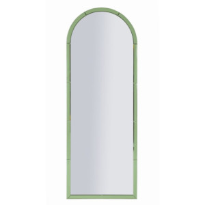 Specchio Da Muro Baku Verde cm 55x2x150 (misura Specchio cm 49x144)