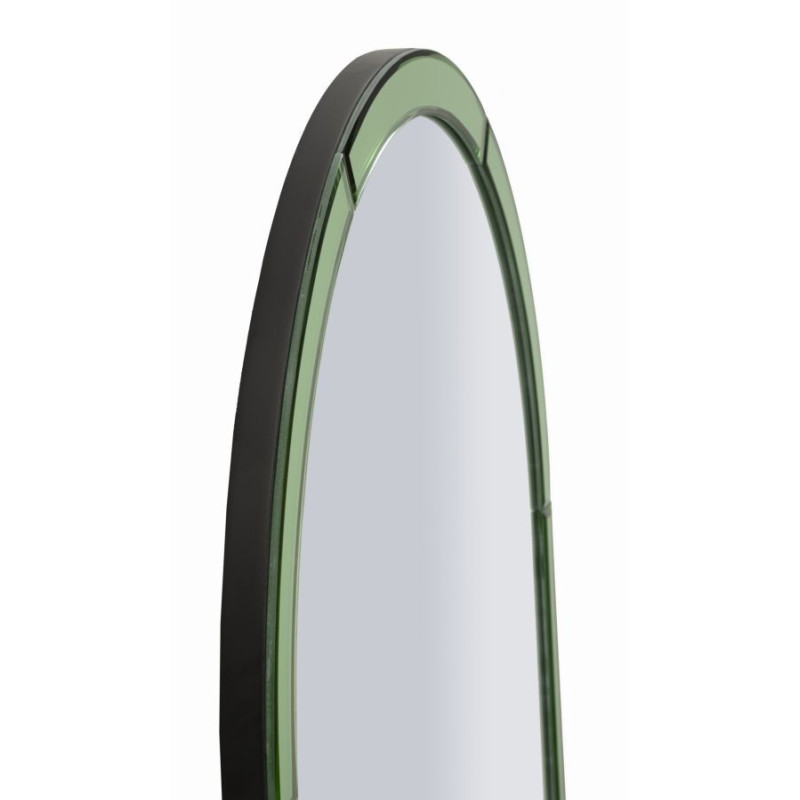 Specchio Da Muro Baku Verde cm 55x2x150 (misura Specchio cm 49x144)