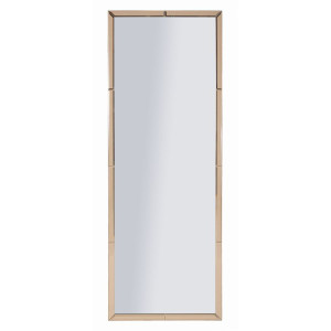 Specchio Da Muro Berlino Rosa cm 55x2x150 (misura Specchio cm 49x143,5)