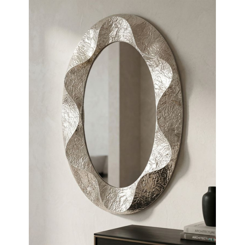 Specchio Argelux Ovale cm 87,5x6,5x128 (misura Specchio cm 55x93)