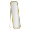 Specchio Da Terra Gold cm 46x2-57x153 (misura Specchio cm 43x150)