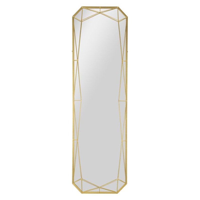 Specchio Da Terra Gold cm 46x2-57x153 (misura Specchio cm 43x150)