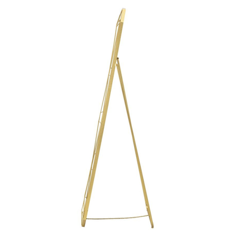 Specchio Da Terra Gold cm 46x2-57x153 (misura Specchio cm 43x150)