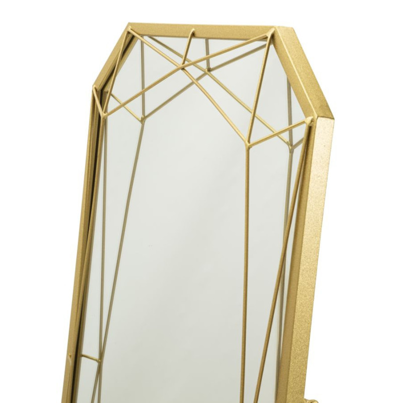 Specchio Da Terra Gold cm 46x2-57x153 (misura Specchio cm 43x150)