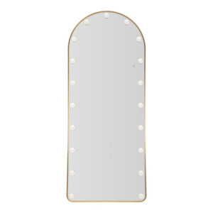 Zoom Specchio Da Terra Led Hollywood Arco cm 70x6-45x170 (luce Con 3 Temperature Di Colore)