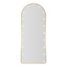 Specchio Da Terra Led Hollywood Arco cm 70x6-45x170 (luce Con 3 Temperature Di Colore)