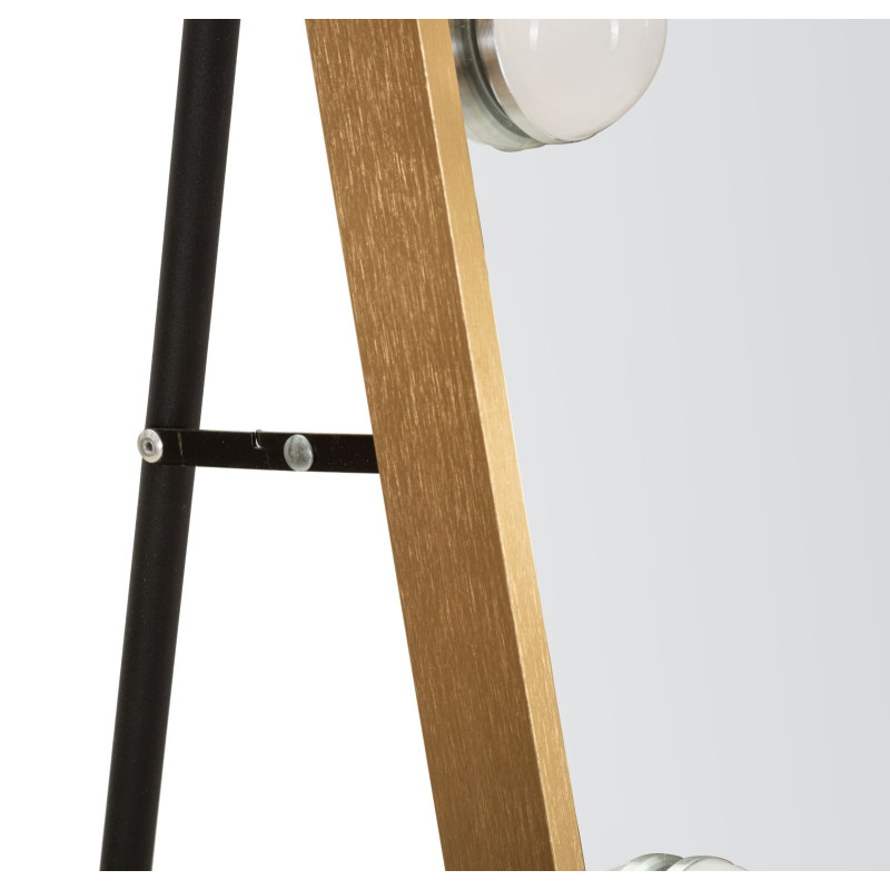 Specchio Da Terra Led Hollywood Arco cm 70x6-45x170 (luce Con 3 Temperature Di Colore)