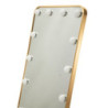 Specchio Da Terra Led Hollywood Rettangolare cm 50x6-45x160 (luce Con 3 Temperature Di Colore)