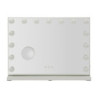 Specchio Da Tavolo Hollywood cm 55x14x43 (specchietto Rotondo cm ø 9) (luce Con 3 Temperature Di Colore)