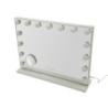 Specchio Da Tavolo Hollywood cm 55x14x43 (specchietto Rotondo cm ø 9) (luce Con 3 Temperature Di Colore)