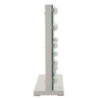 Specchio Da Tavolo Hollywood cm 55x14x43 (specchietto Rotondo cm ø 9) (luce Con 3 Temperature Di Colore)
