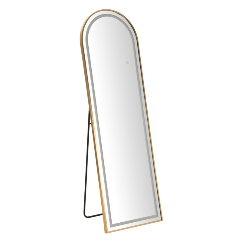 Specchio Da Terra Led Simple Arco cm 50x3-38x160 (luce Con 3 Temperature Di Colore)