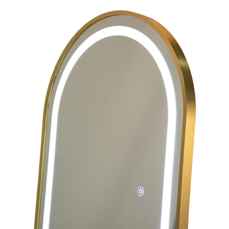 Specchio Da Terra Led Simple Arco cm 50x3-38x160 (luce Con 3 Temperature Di Colore)