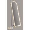 Specchio Da Terra Led Simple Arco cm 50x3-38x160 (luce Con 3 Temperature Di Colore)