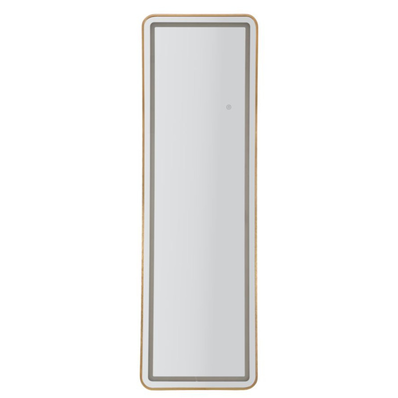 Specchio Da Terra Led Simple Rettangolare cm 50x3-38x160 (luce Con 3 Temperature Di Colore)