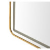 Specchio Da Terra Led Simple Rettangolare cm 50x3-38x160 (luce Con 3 Temperature Di Colore)