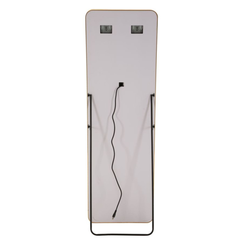 Specchio Da Terra Led Simple Rettangolare cm 50x3-38x160 (luce Con 3 Temperature Di Colore)
