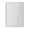 Specchio Da Muro Led Simple Rettangolare cm 60x3,5x80 (luce Con 3 Temperature Di Colore)