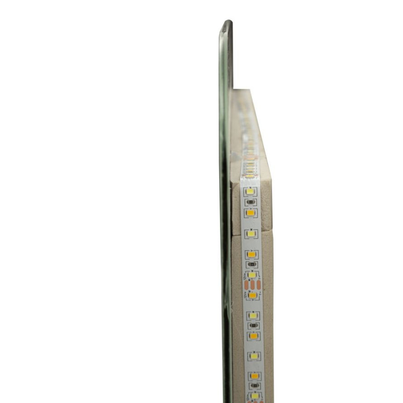 Specchio Da Muro Led Simple Rettangolare cm 60x3,5x80 (luce Con 3 Temperature Di Colore)