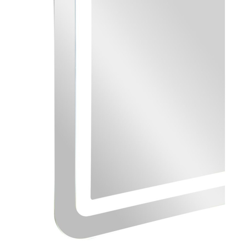 Specchio Da Muro Led Simple Rettangolare cm 60x3,5x80 (luce Con 3 Temperature Di Colore)
