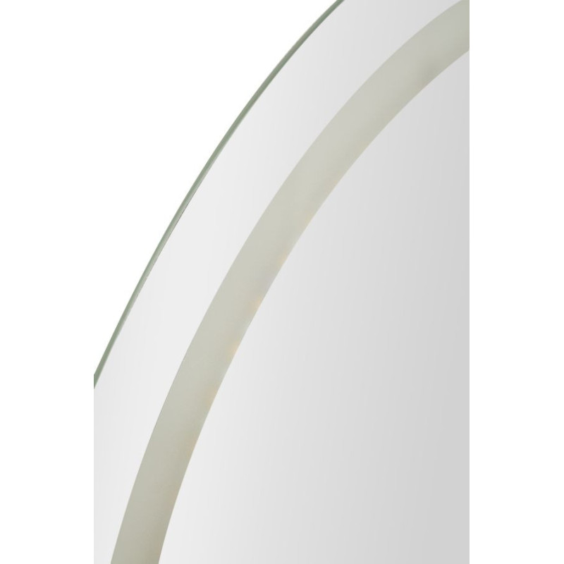 Specchio Da Muro Led Simple Ovale cm 60x3,5x80 (luce Con 3 Temperature Di Colore)