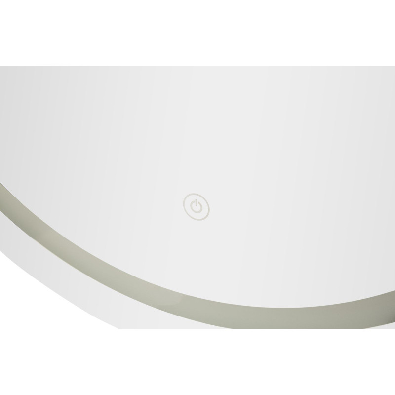 Specchio Da Muro Led Simple Ovale cm 60x3,5x80 (luce Con 3 Temperature Di Colore)