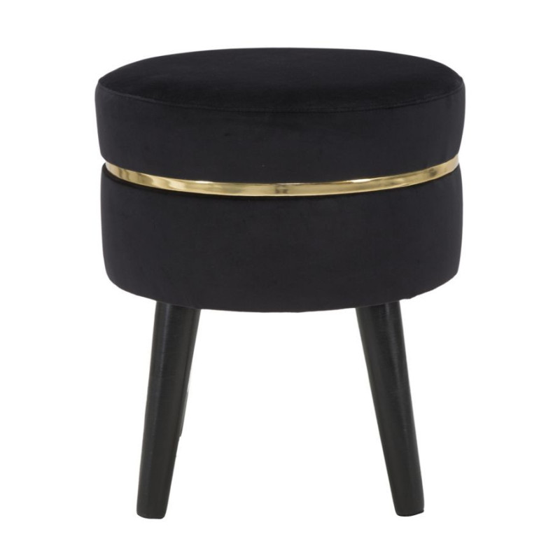 Sgabello Paris Nero cm ø 35x40,5