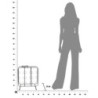 Porta Bottiglie Rack Quadrato (9 Posti) cm 40x23x47,5