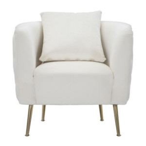 Zoom Poltrona Bucarest Crema cm 76x74x73